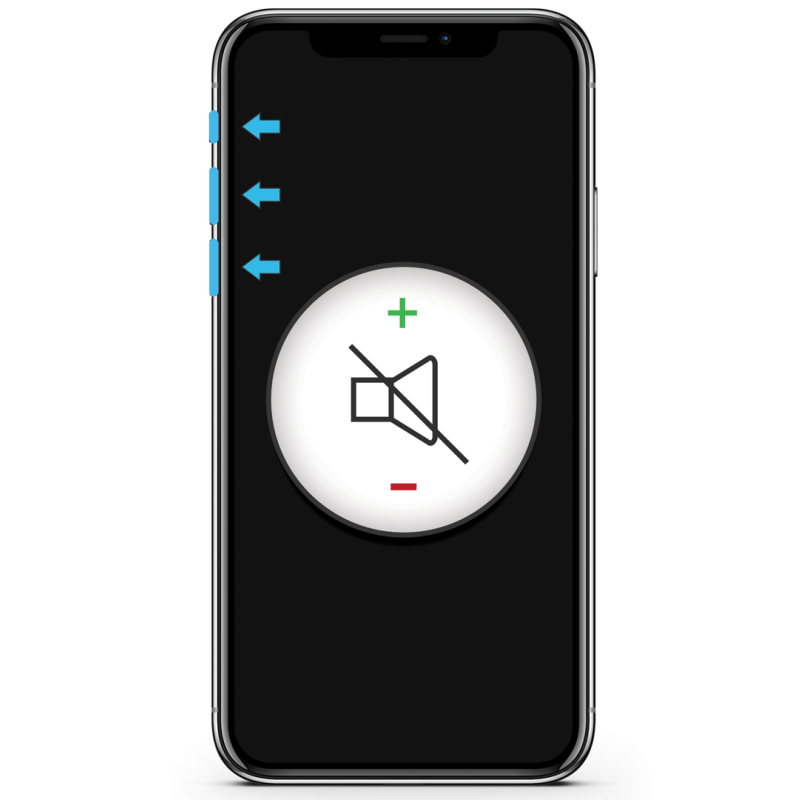 iPhone 12 Pro - Lautstärkenregler / Stummschalter
